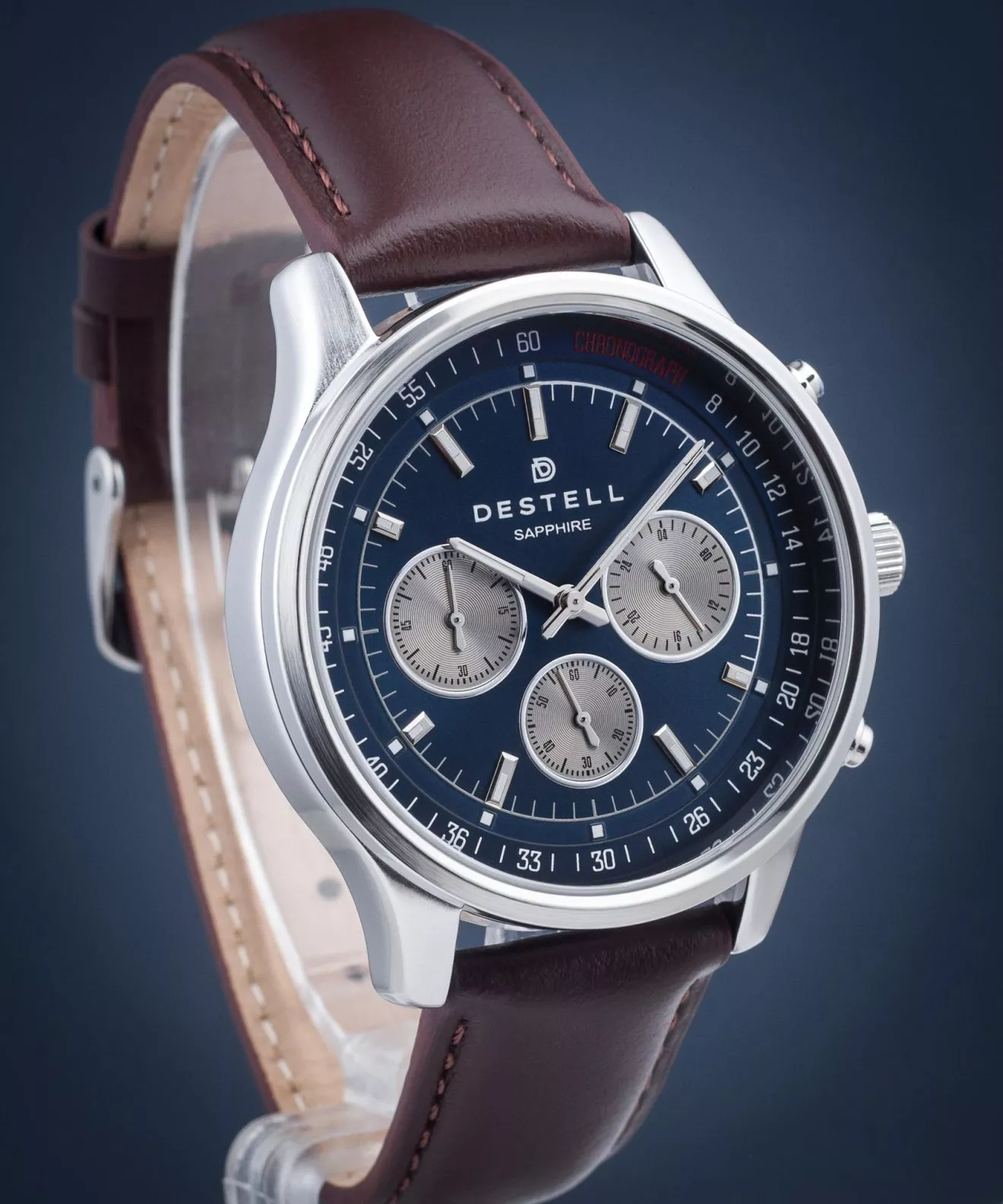 Годинник Чоловічий DESTELL Circinus Chronograph Sapphire CR415-15-206L