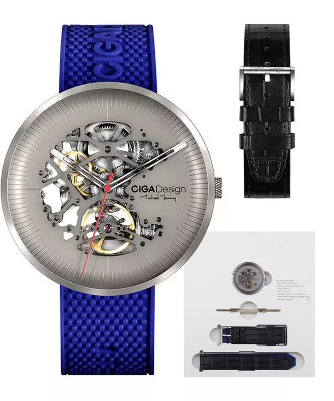 Годинник Чоловічий Ciga Design MY Titanium Skeleton Automatic M031-TITI-W15BU