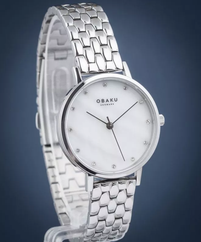Годинник Жіночий Obaku Brink Lille Perlemor Brace V248LXCWSC
