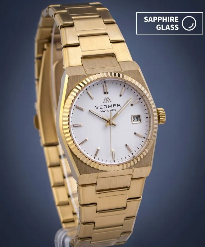 Годинник Жіночий VERMER Caspian Lady White Gold Steel CS344-24-234