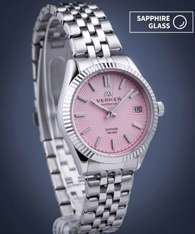 Годинник Жіночий VERMER Ionian Lady Pink Silver Steel IA345-125-185J