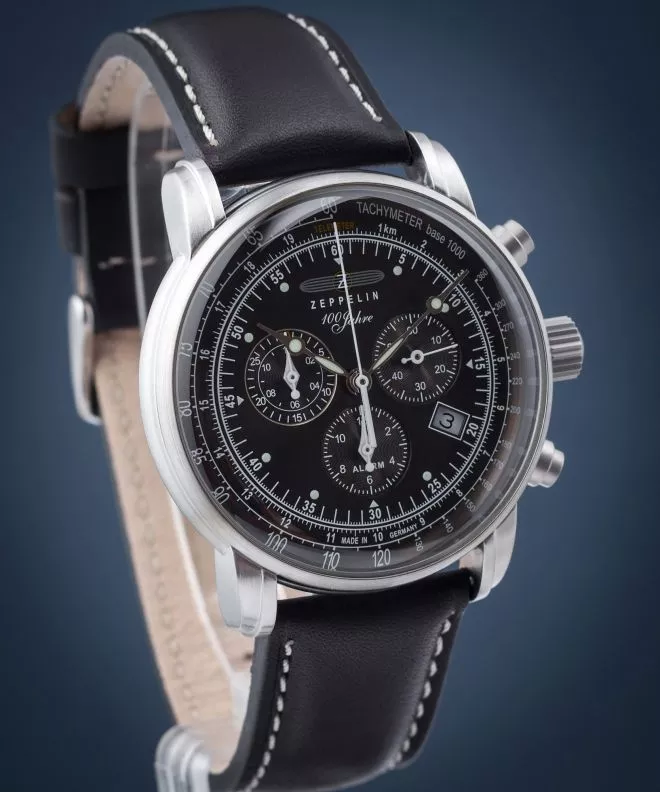 Годинник Чоловічий Zeppelin 100 Years Zeppelin Chronograph Alarm 7680-2