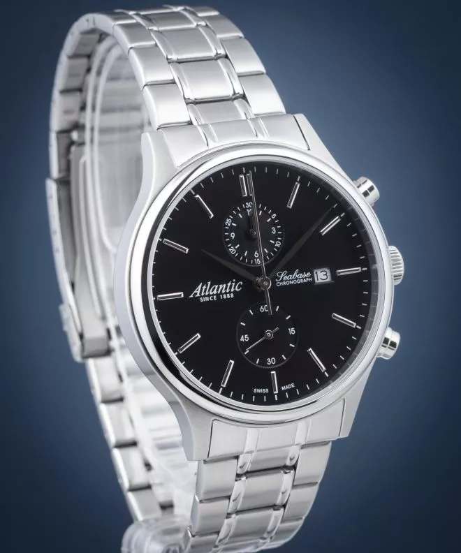Годинник Чоловічий Atlantic Seabase Chronograph 64457.41.61