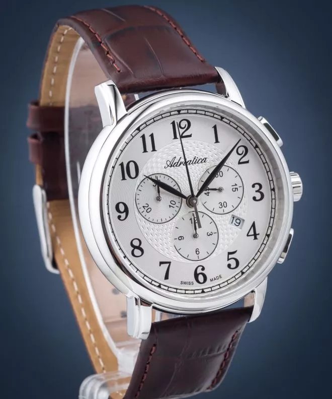 Годинник Чоловічий Adriatica Classic Chronograph A8256.5B23CH