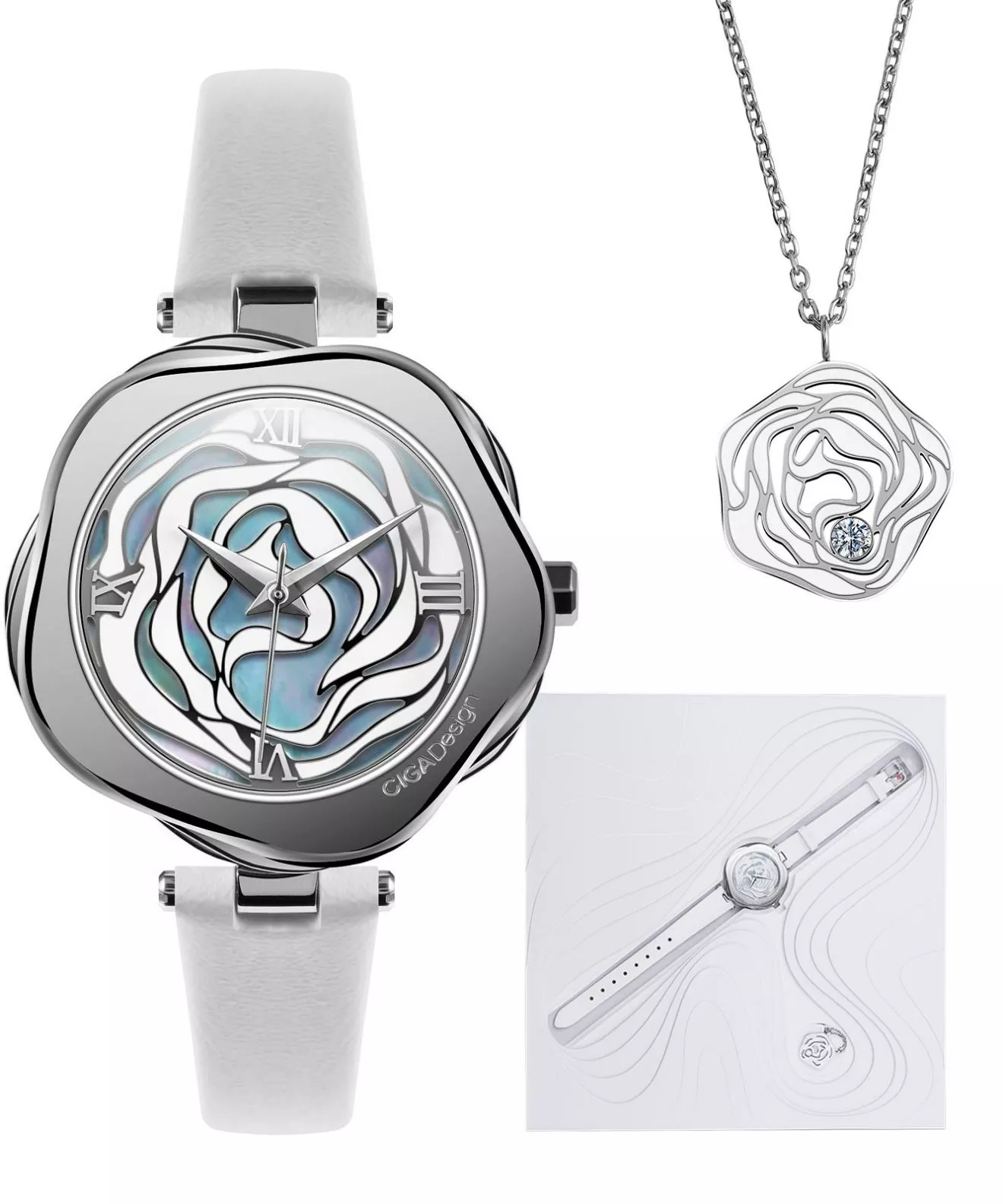 Годинник Жіночий Ciga Design R Danish Rose R012-SISI-W1