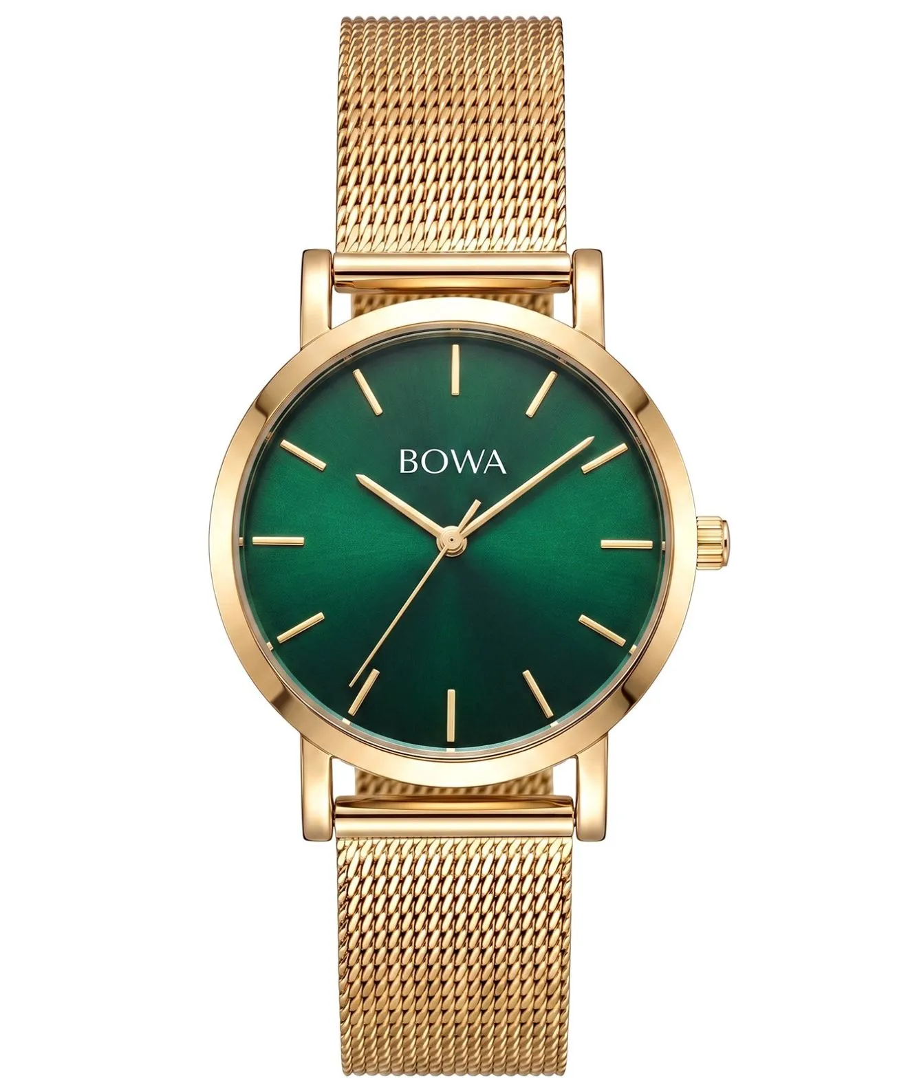 Годинник Жіночий BOWA Tokyo Green Gold Mesh 33 TO334-04-164M