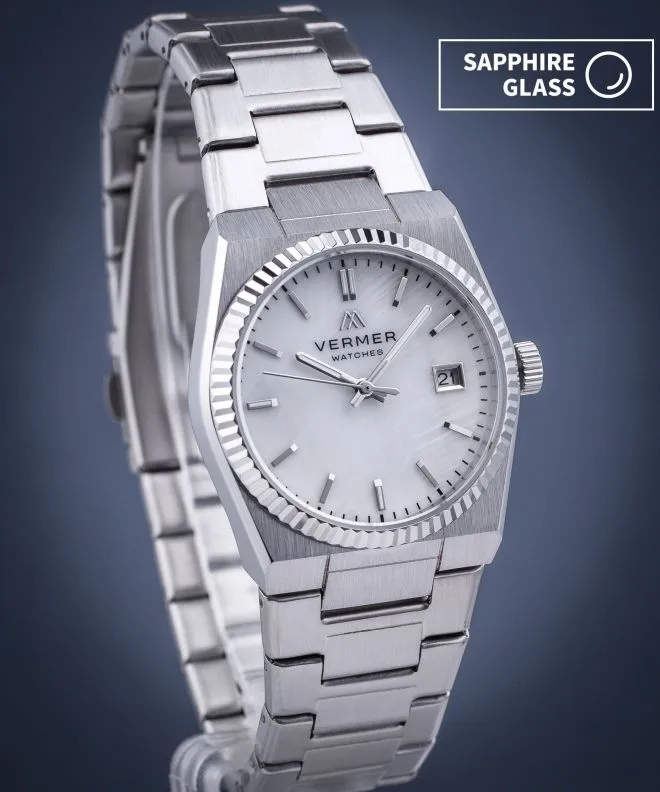 Годинник Жіночий VERMER Caspian Lady Full Silver Steel CS345-55M-235