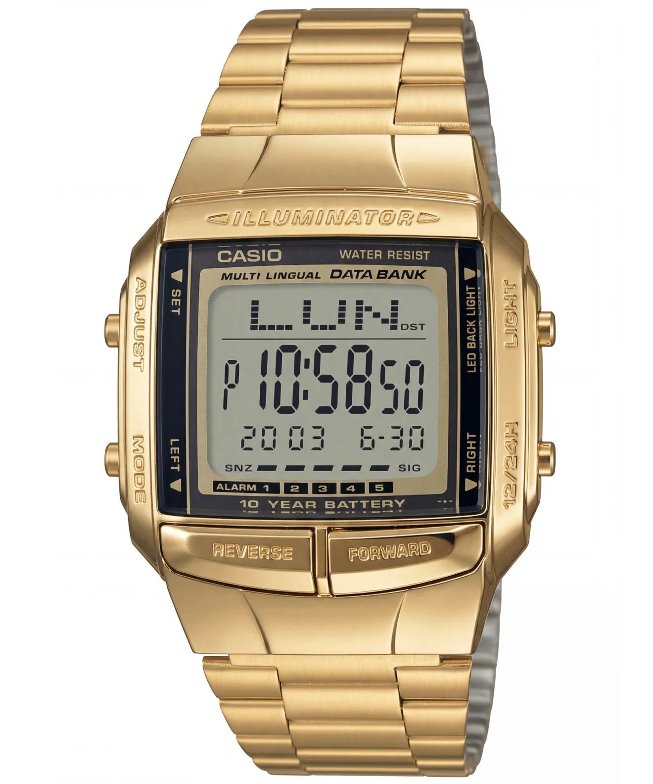 Годинник для Жінок і Чоловіків Casio DataBank DB-360G-9AEF