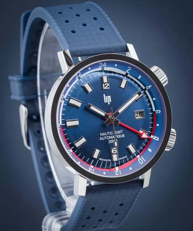 Годинник Чоловічий Lip Nautic Ski Coffret GMT Automatic 671530
