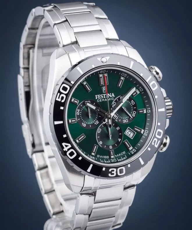 Годинник Чоловічий Festina Ceramic Chronograph F20042/3