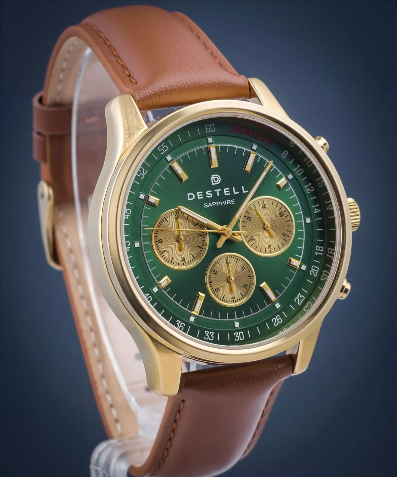 Годинник Чоловічий DESTELL Circinus Chronograph Sapphire CR414-04-209L