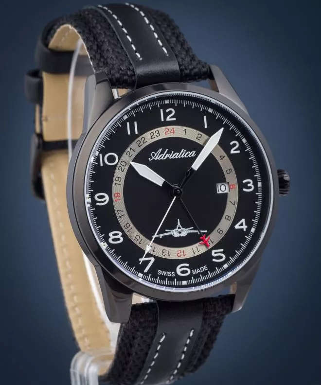 Годинник Чоловічий Adriatica Aviation A8186.B224Q