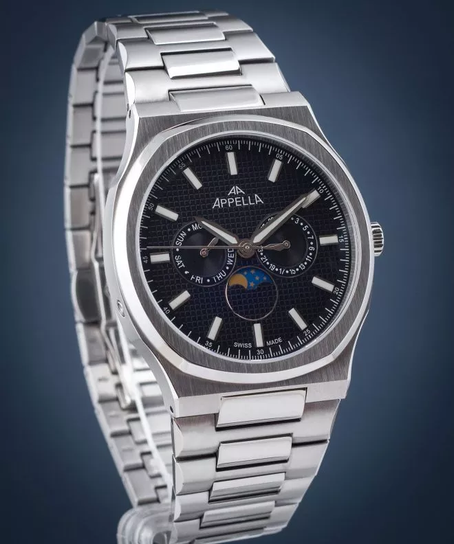 Годинник Чоловічий Appella Moonphase L12006.5115QF