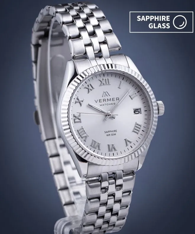 Годинник Жіночий VERMER Aegean Lady Full Silver Steel AG345-55R-185J