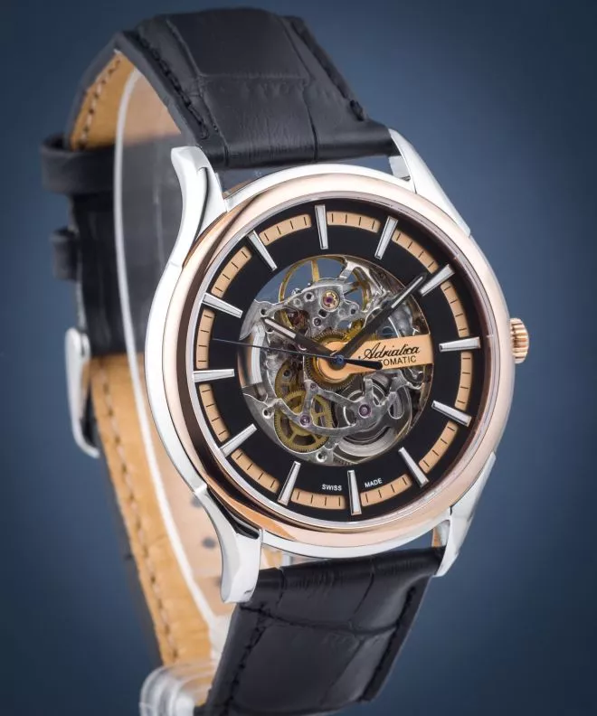 Годинник Чоловічий Adriatica Skeleton Automatic A8328.5214RAS
