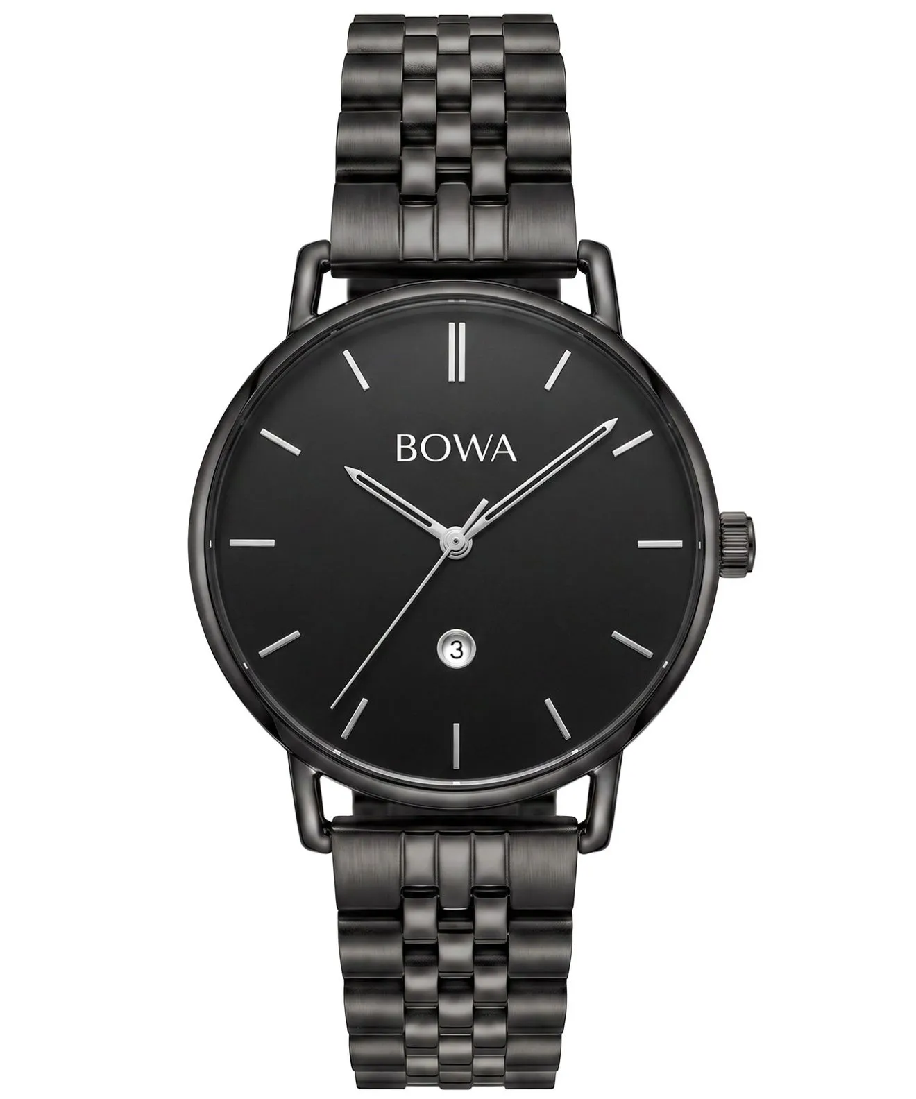 Годинник Жіночий BOWA Milan Black-Silver Tone Steel 34 MI341-15-161S