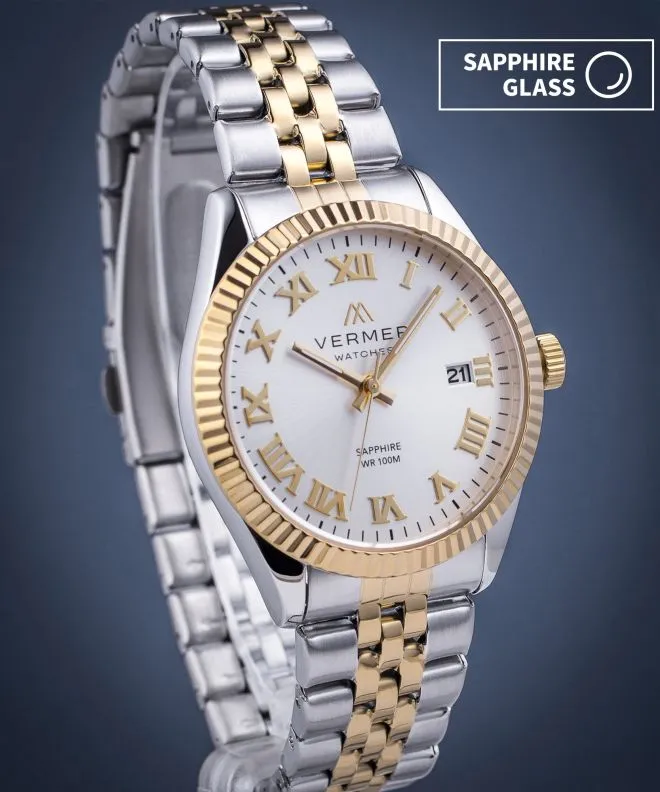 Годинник Чоловічий VERMER Aegean Silver Silver-Gold Steel AG3954-54R-2054J
