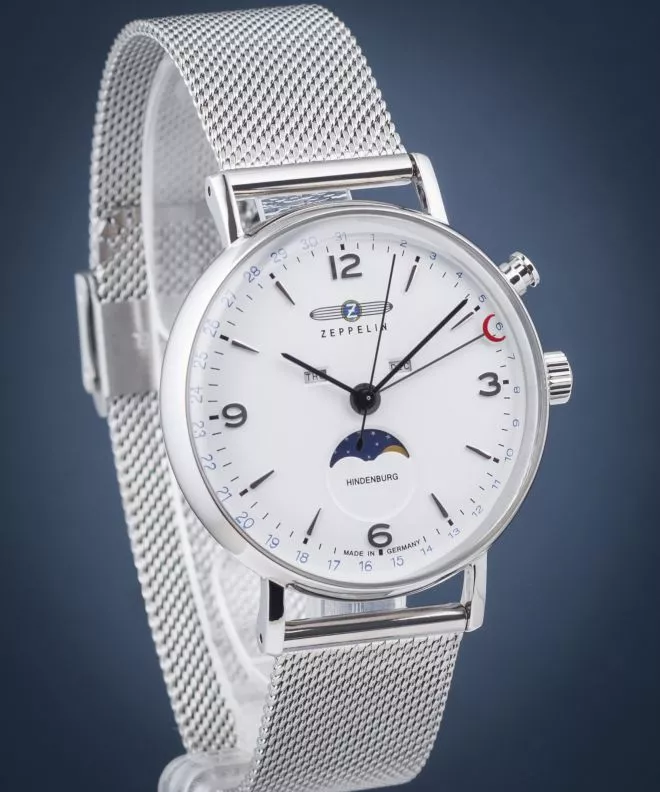 Годинник Чоловічий Zeppelin LZ129 Hindenburg Moonphase 8076M-1