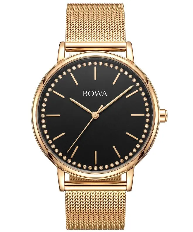Годинник Жіночий BOWA Rio Black-Gold Mesh 38 RI384-14-184M