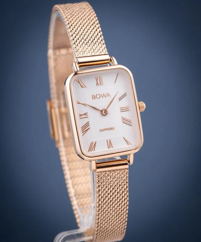 Годинник Жіночий BOWA Dubai White Rose-Gold Mesh 20 DU207-27R-107M