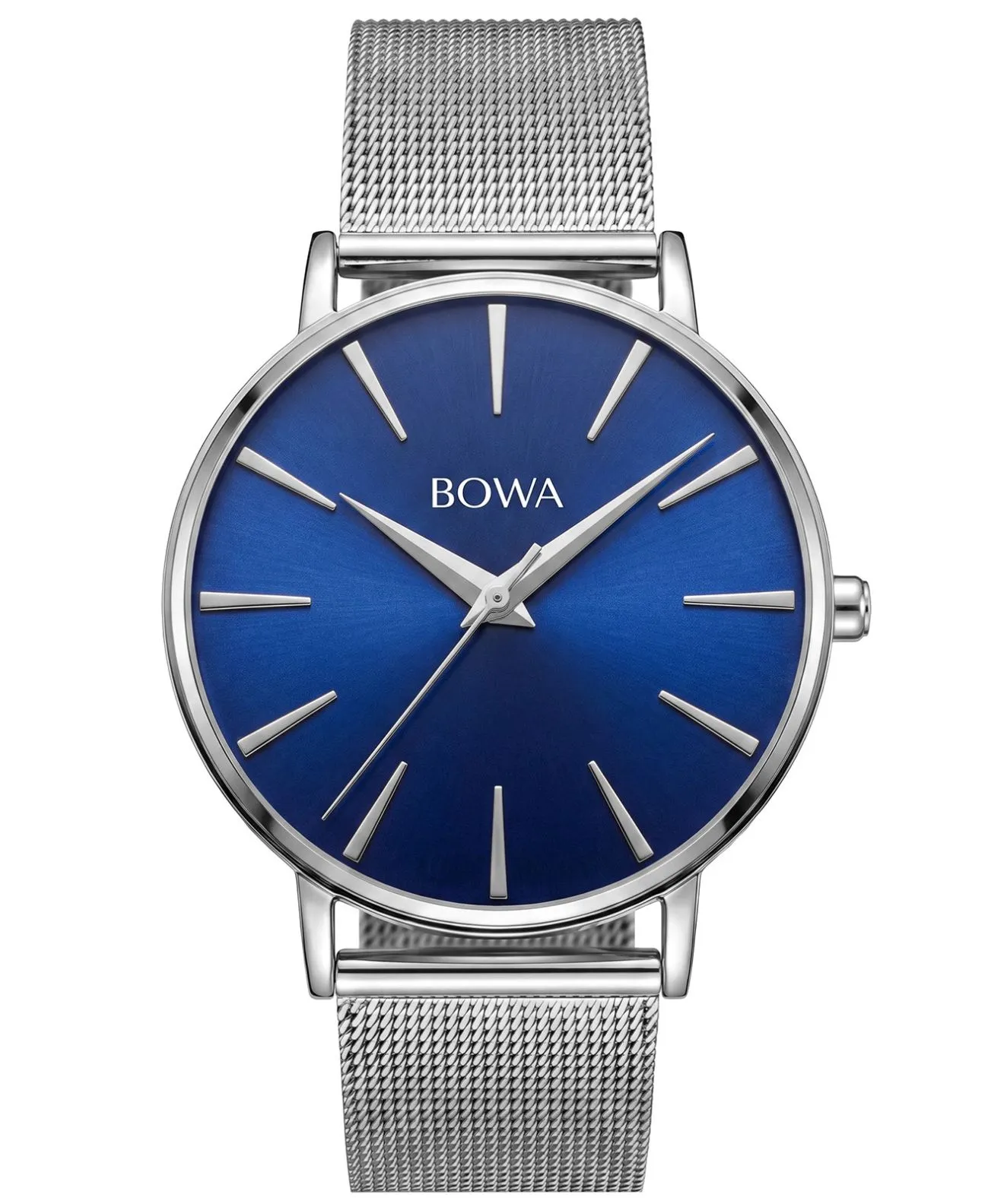 Годинник Жіночий BOWA Praha Navy Blue-Silver Mesh 38 PH385-35-185M