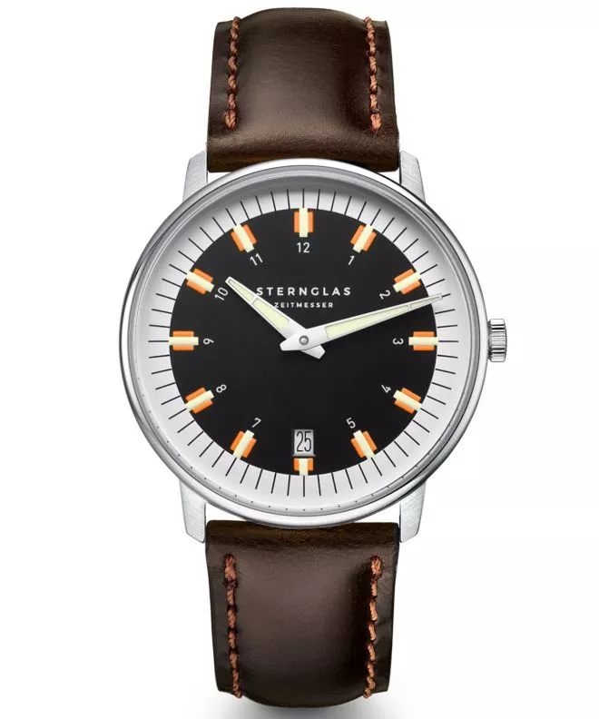 Годинник Чоловічий Sternglas Egor Black Silver S01-EG03-BR03