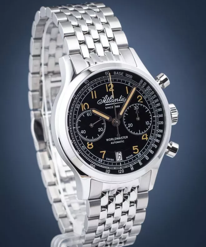 Годинник Чоловічий Atlantic Worldmaster Bicompax Automatic Legend Edition 52857.41.63