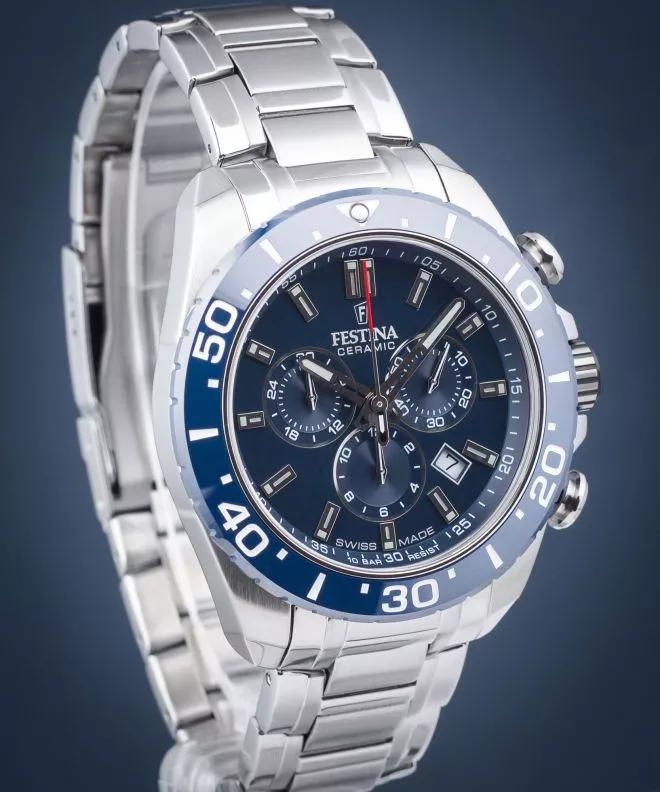 Годинник Чоловічий Festina Ceramic Chronograph F20042/2