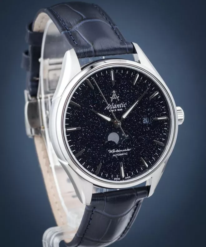 Годинник Чоловічий Atlantic Worldmaster Nightsky Moonphase Automatic 52783.41.91