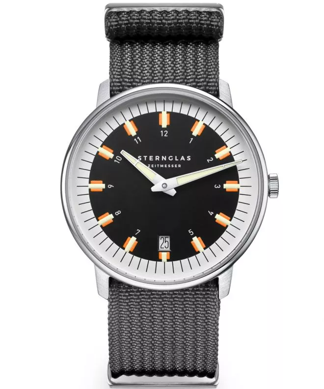 Годинник Чоловічий Sternglas Egor Black Silver S01-EG03-FI04