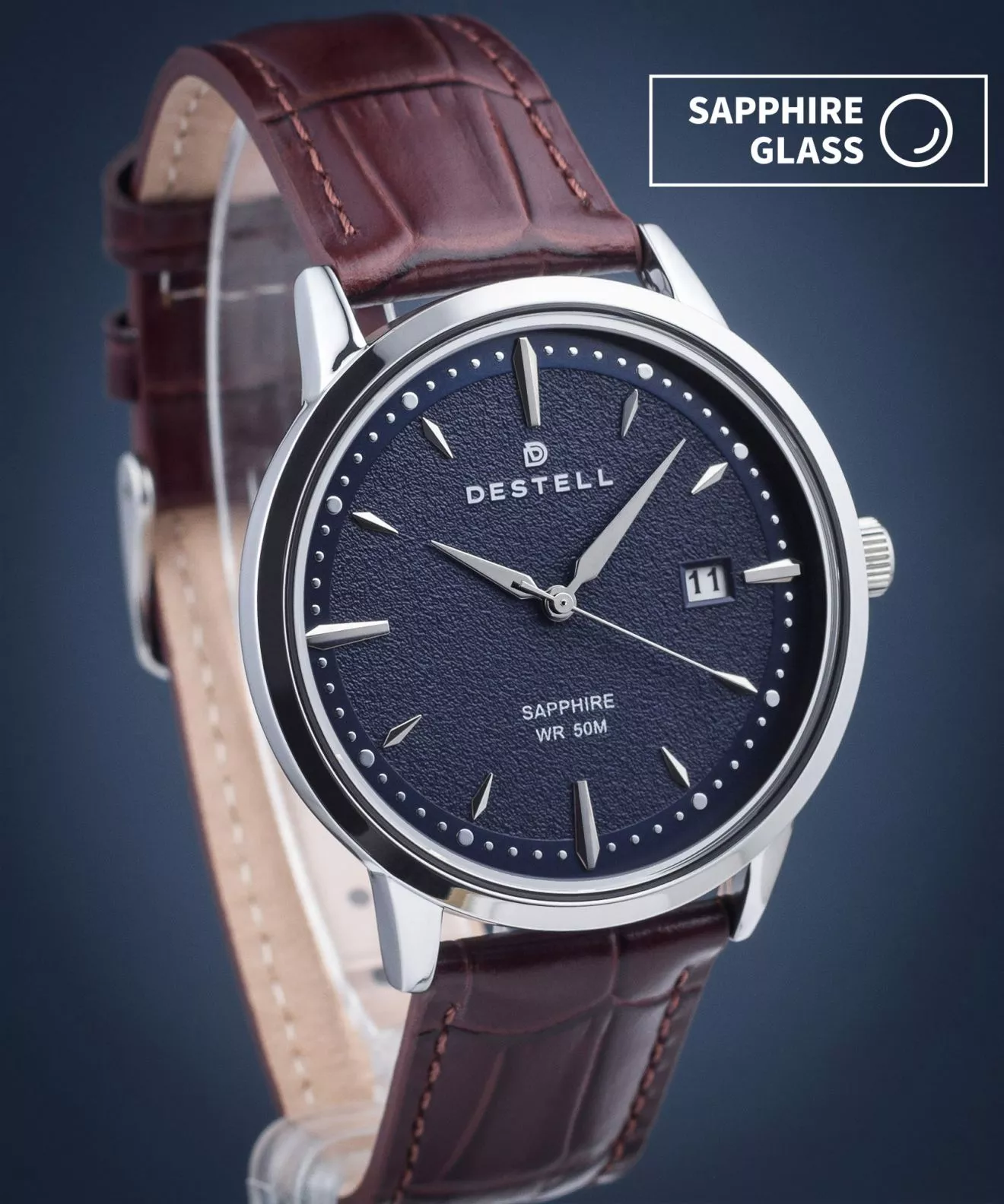 Годинник Чоловічий DESTELL Pictor Sapphire PT405-35-209L