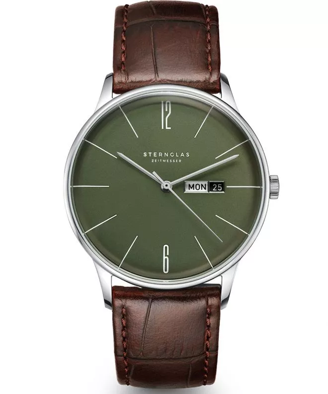 Годинник Чоловічий Sternglas Berlin Olive Green S01-BE08-HE05