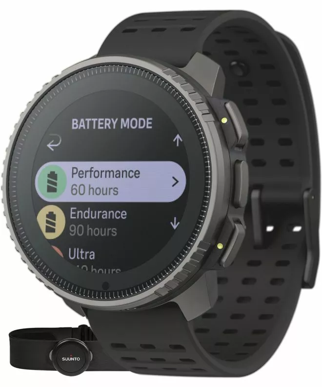 Спортивний Годинник Для Жінок І Чоловіків Suunto Vertical Titanium Solar Black + HR [Sapphire Glass] SS050858000HR