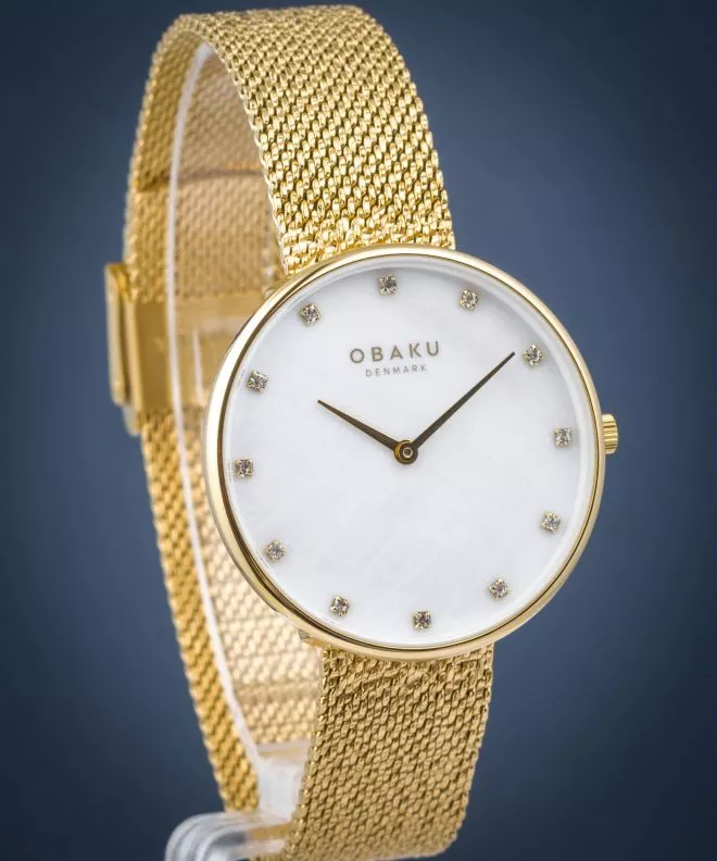 Годинник Жіночий Obaku Glans Golds V288LXGWHG