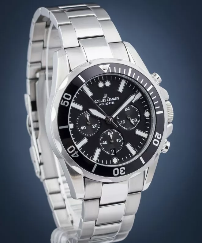 Годинник Чоловічий Jacques Lemans Liverpool Chronograph 1-2091F