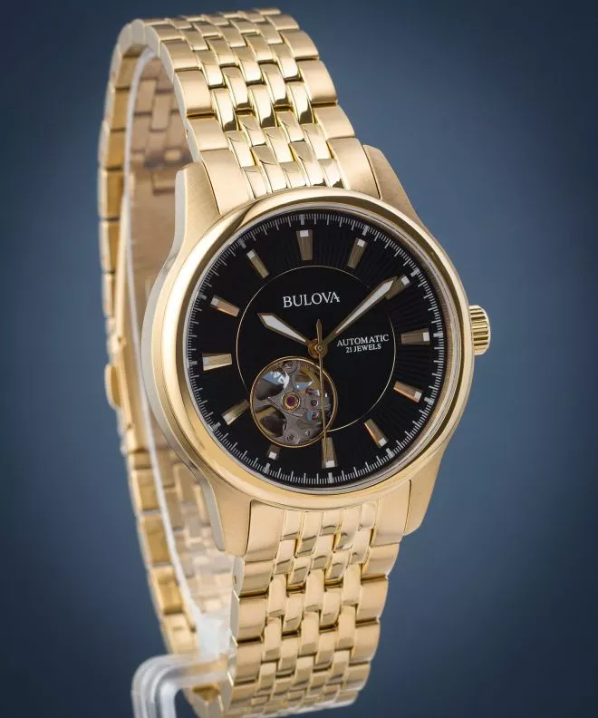 Годинник Чоловічий Bulova Classic Open Heart Automatic 97A168