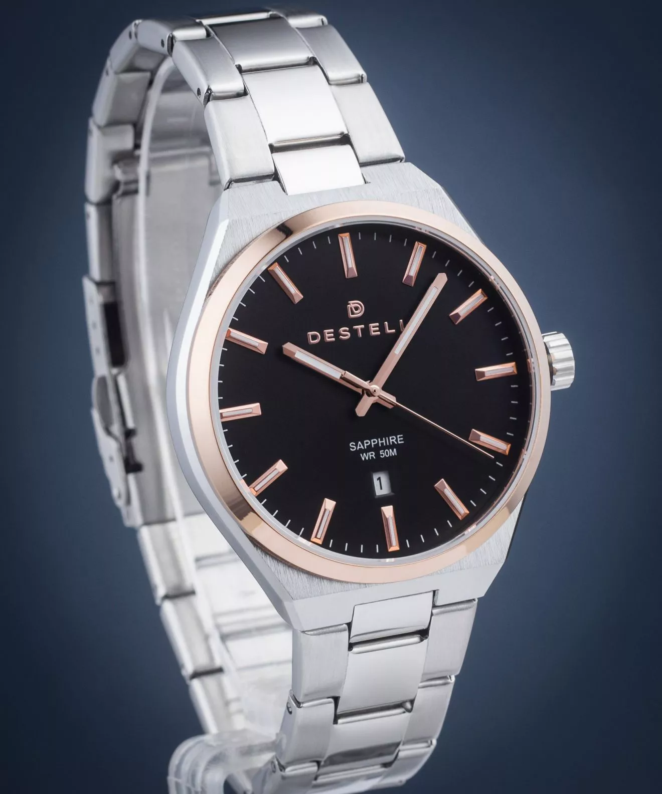 Годинник Чоловічий DESTELL Aries Sapphire AR4057-17-205S