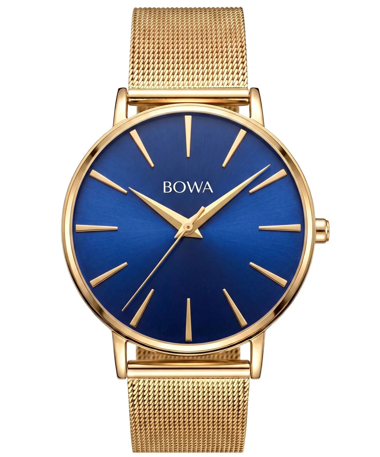 Годинник Жіночий BOWA Praha Navy Blue-Gold Mesh 38 PH384-34-184M