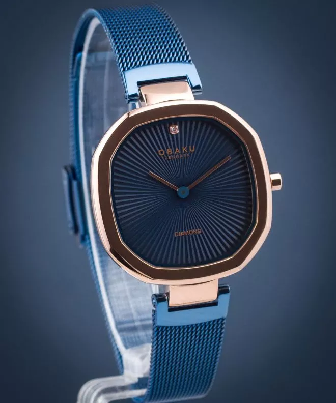 Годинник Жіночий Obaku Brilliant Ocean Diamond V277LXVLML