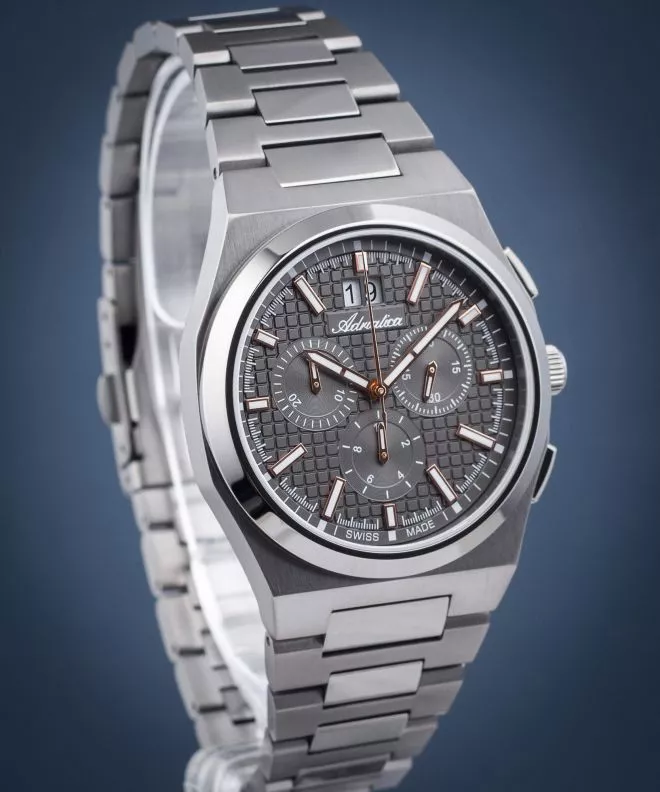Годинник Чоловічий Adriatica Chronograph A8326.S1R6CH