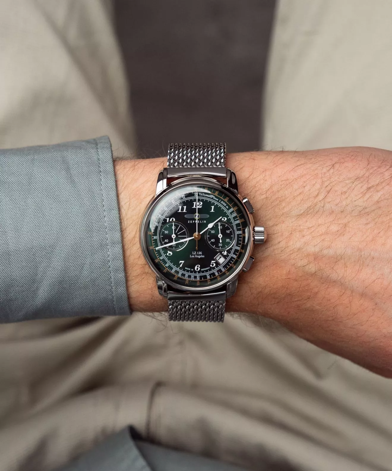 Годинник Чоловічий Zeppelin LZ 126 Los Angeles Chronograph 7614M-4