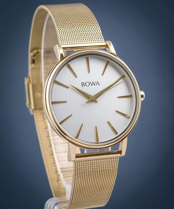 Годинник Жіночий BOWA Praha Silver-Gold Mesh 38 PH384-54-184M