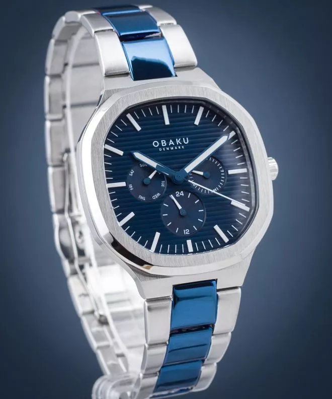 Годинник Чоловічий Obaku ILD Bluesteel V275GMCLSK