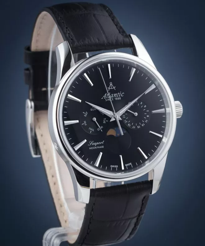 Годинник Чоловічий Atlantic Seaport Moon Phase 56550.41.61