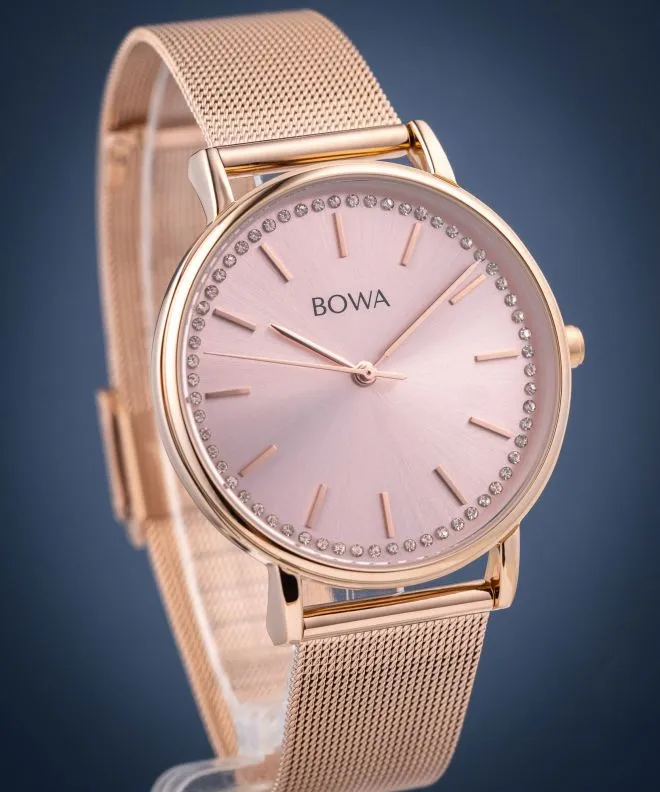 Годинник Жіночий BOWA Rio Full Rose Gold Mesh 38 RI387-77-187M