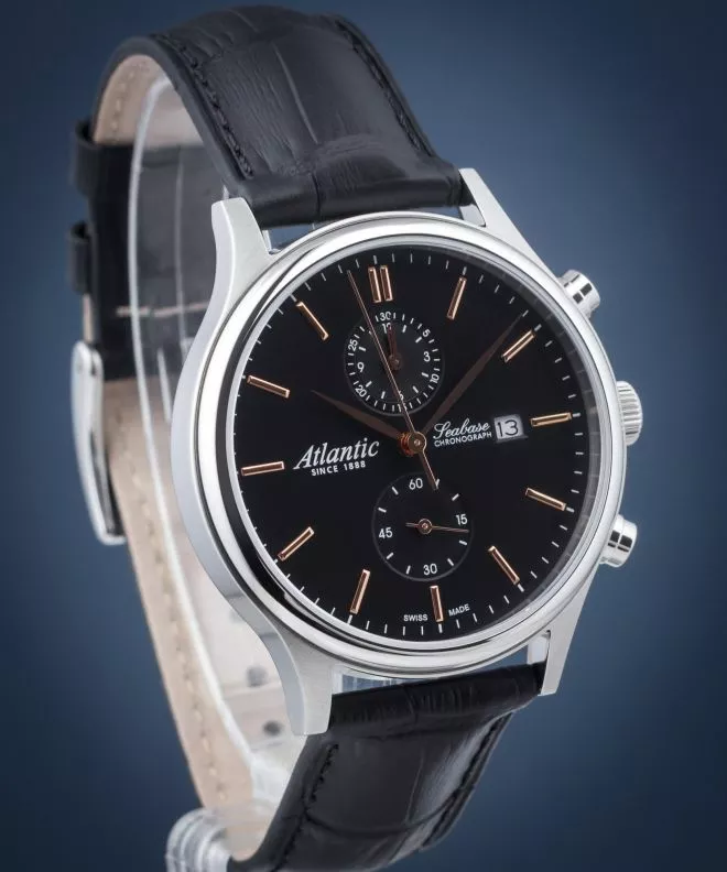 Годинник Чоловічий Atlantic Seabase Chronograph 64452.41.61R