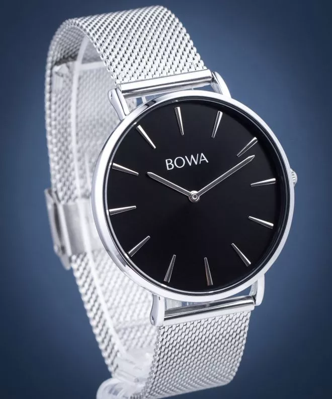 Годинник Жіночий BOWA New York Black-Silver Mesh 38 NY385-15-185M