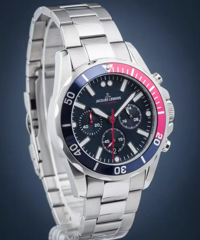 Годинник Чоловічий Jacques Lemans Liverpool Chronograph 1-2091G
