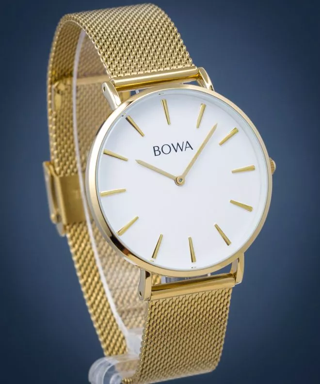 Годинник Жіночий BOWA New York White-Gold Mesh 38 NY384-24-184M