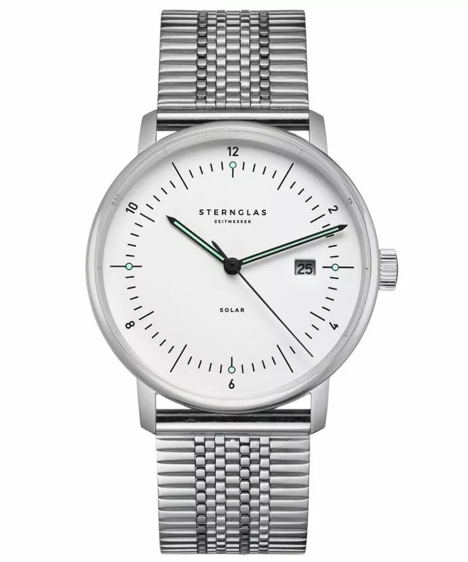 Годинник для Жінок і Чоловіків Sternglas Naos Solar S01-NS01-ME08